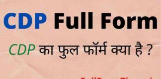 CDP Full Form in Hindi and English – सीडीपी का फुल फॉर्म क्या होता है CDP Full Form in Hindi and English - सीडीपी का फुल फॉर्म क्या होता है