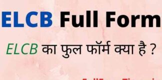 ELCB Full Form in Hindi and English – ईएलसीबी का फुल फॉर्म क्या होता है ELCB Full Form in Hindi and English - ईएलसीबी का फुल फॉर्म क्या होता है