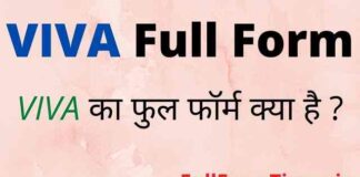 VIVA Full Form in Hindi and English – वाइवा का फुल फॉर्म क्या होता है VIVA Full Form in Hindi and English - वाइवा का फुल फॉर्म क्या होता है