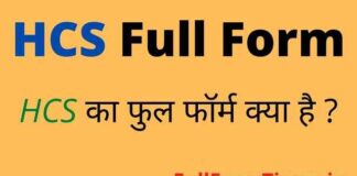 HCS Full Form in Hindi / English – एचसीएस का फुल फॉर्म क्या होता है ? HCS Full Form in Hindi / English - एचसीएस का फुल फॉर्म क्या होता है ?
