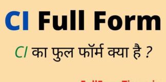 CI Full Form in Hindi and English – सीआई का फुल फॉर्म क्या होता है ? CI Full Form in Hindi and English - सीआई का फुल फॉर्म क्या होता है ?
