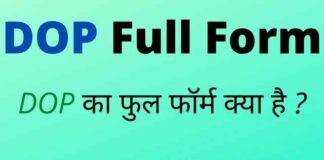 DOP Full Form in Hindi / English – डीओपी का फुल फॉर्म क्या होता है ? DOP Full Form in Hindi / English - डीओपी का फुल फॉर्म क्या होता है ?
