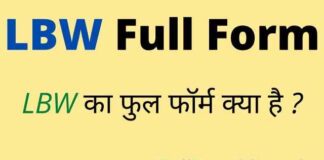 LBW Full Form in Hindi – एलबीडब्ल्यू का फुल फॉर्म Cricket में क्या है ? LBW Full Form in Hindi - एलबीडब्ल्यू का फुल फॉर्म Cricket में क्या है ?