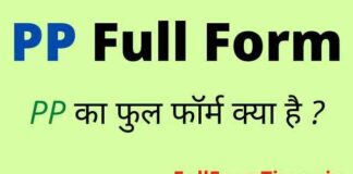 PP Full Form in Hindi and English – पीपी का फुल फॉर्म क्या होता है ? PP Full Form in Hindi and English - पीपी का फुल फॉर्म क्या होता है ?