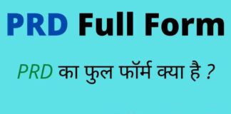 PRD Full Form in Hindi / English – पीआरडी का फुल फॉर्म क्या होता है ? PRD Full Form in Hindi / English - पीआरडी का फुल फॉर्म क्या होता है ?