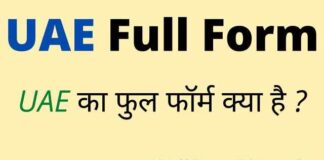 UAE Full Form in Hindi & English – यूएई का फुल फॉर्म क्या होता है ? UAE Full Form in Hindi & English - यूएई का फुल फॉर्म क्या होता है ?