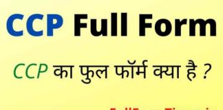CCP Full Form in Hindi / English – सीसीपी का फुल फॉर्म क्या होता है ? CCP Full Form in Hindi / English - सीसीपी का फुल फॉर्म क्या होता है ?