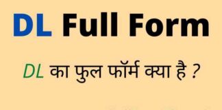 DL Full Form in Hindi and English – डीएल का फुल फॉर्म क्या होता है ? DL Full Form in Hindi and English - डीएल का फुल फॉर्म क्या होता है ?