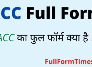 ACC Full Form in Hindi and English – एसीसी का फुल फॉर्म क्या होता है ? ACC Full Form in Hindi and English - एसीसी का फुल फॉर्म क्या होता है ?