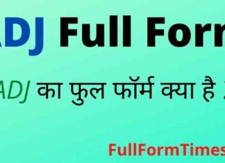 ADJ Full Form in Hindi & English – एडीजे का फुल फॉर्म क्या होता है ? ADJ Full Form in Hindi & English - एडीजे का फुल फॉर्म क्या होता है ?